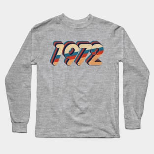 1972 - vintage retro 70s future b Long Sleeve T-Shirt